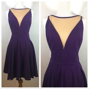 Asos Purple Skater Dress